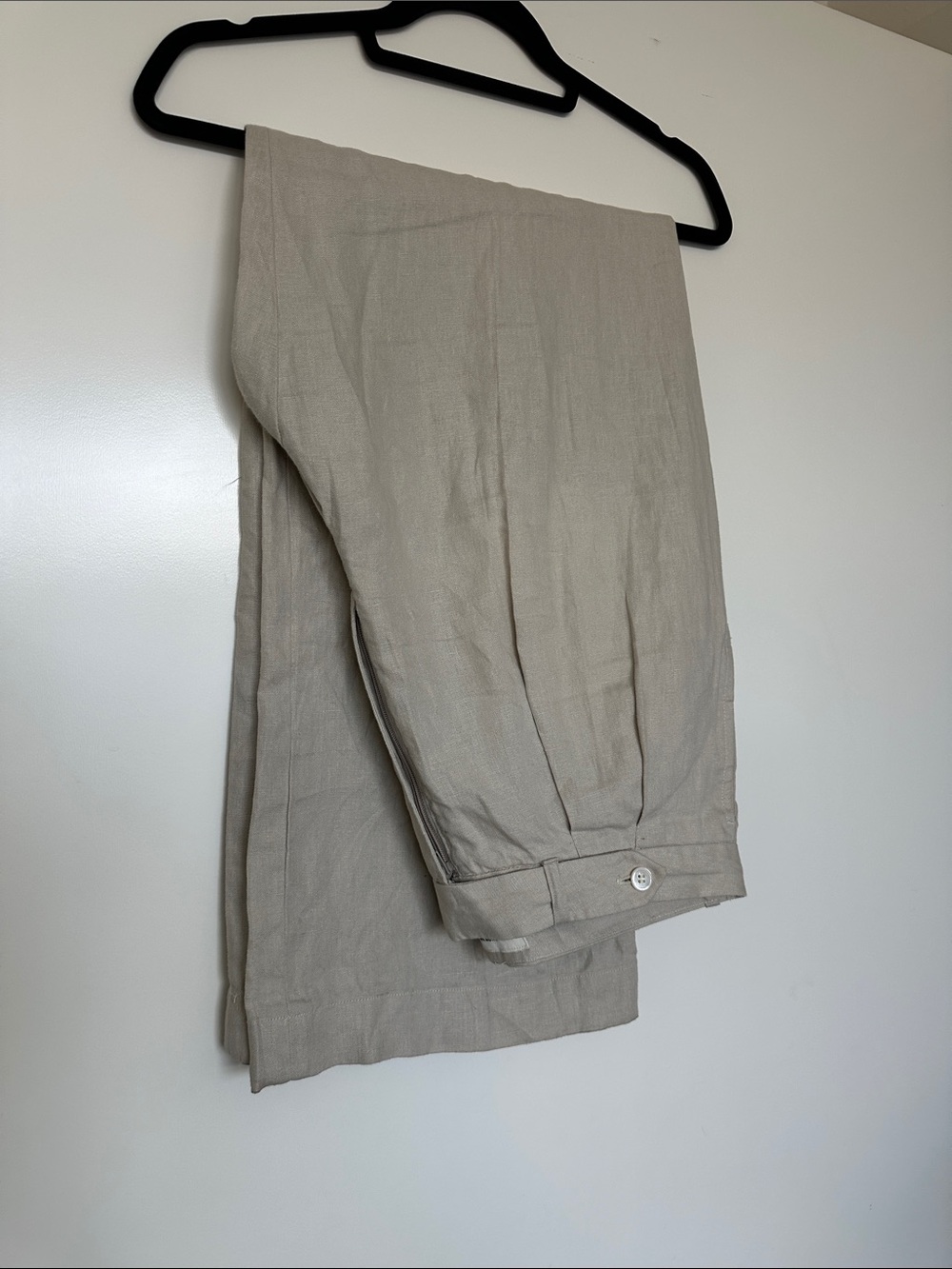 Buck Mason Riviera Tan Linen trouser